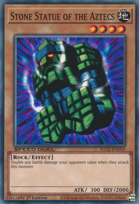 Stone Statue of the Aztecs, Speed Duel GX: Midterm Paradox · SGX2-END10