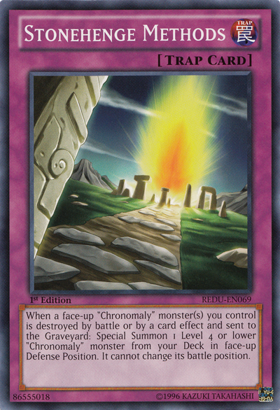 Stonehenge Methods, Return of the Duelist Sneak Peek Participation Card · REDU-EN069