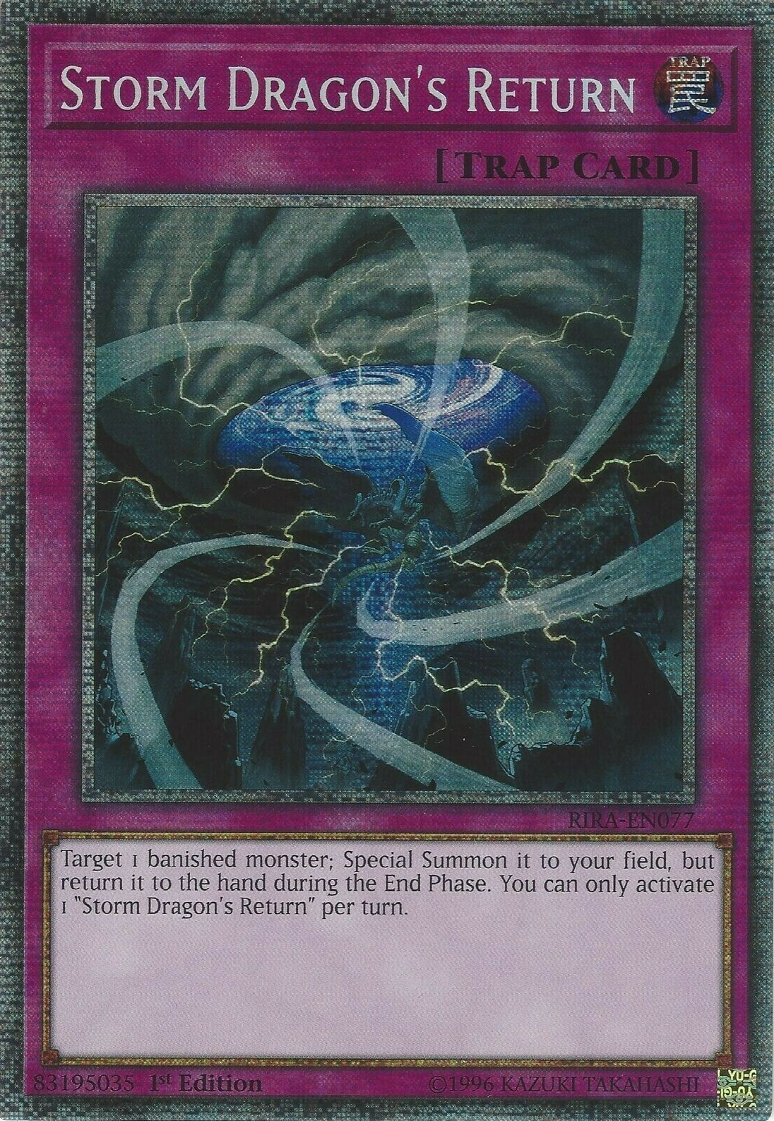 Storm Dragon's Return, Rising Rampage Sneak Peek Participation Card · RIRA-EN077