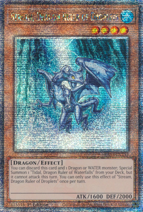 Stream, Dragon Ruler of Droplets, Quarter Century Bonanza · RA03-EN255