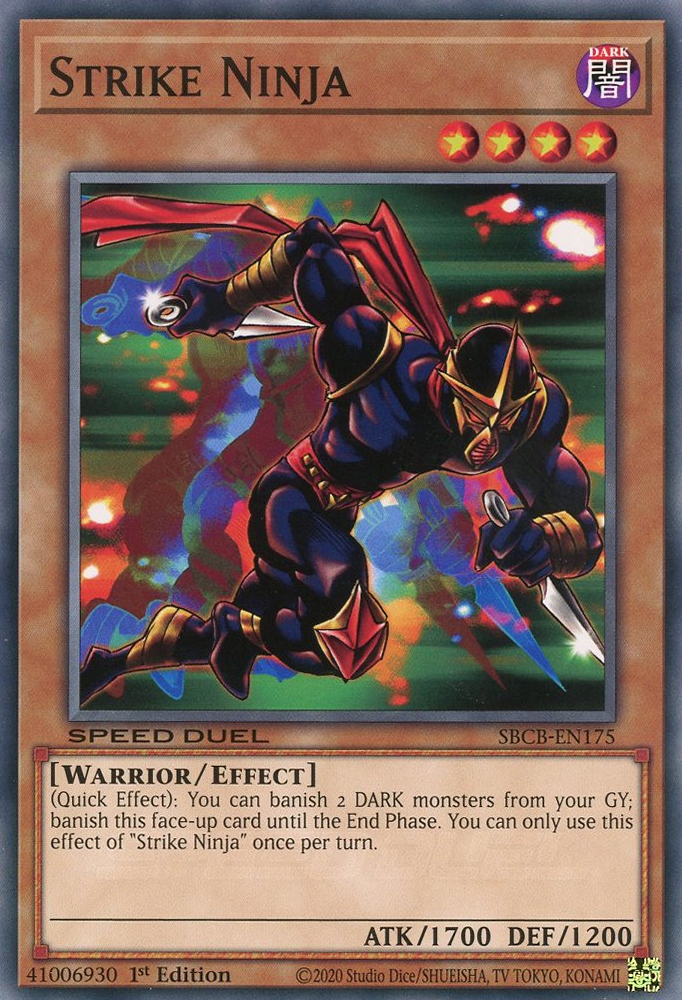 Strike Ninja, Speed Duel: Battle City Box · SBCB-EN175