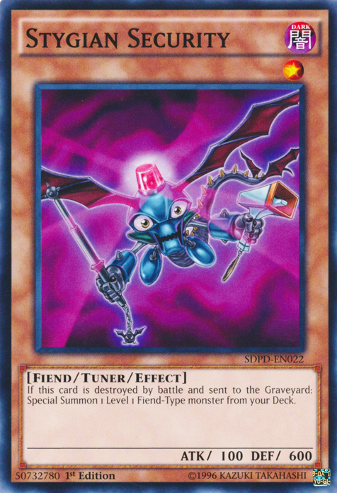 Stygian Security, Pendulum Domination Structure Deck · SDPD-EN022