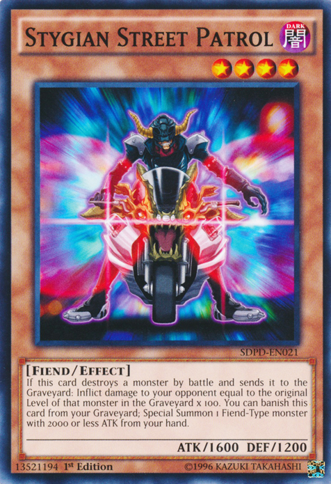 Stygian Street Patrol, Pendulum Domination Structure Deck · SDPD-EN021