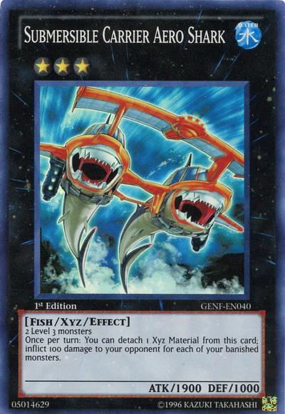 Submersible Carrier Aero Shark, Generation Force Sneak Peek Participation Card · GENF-EN040