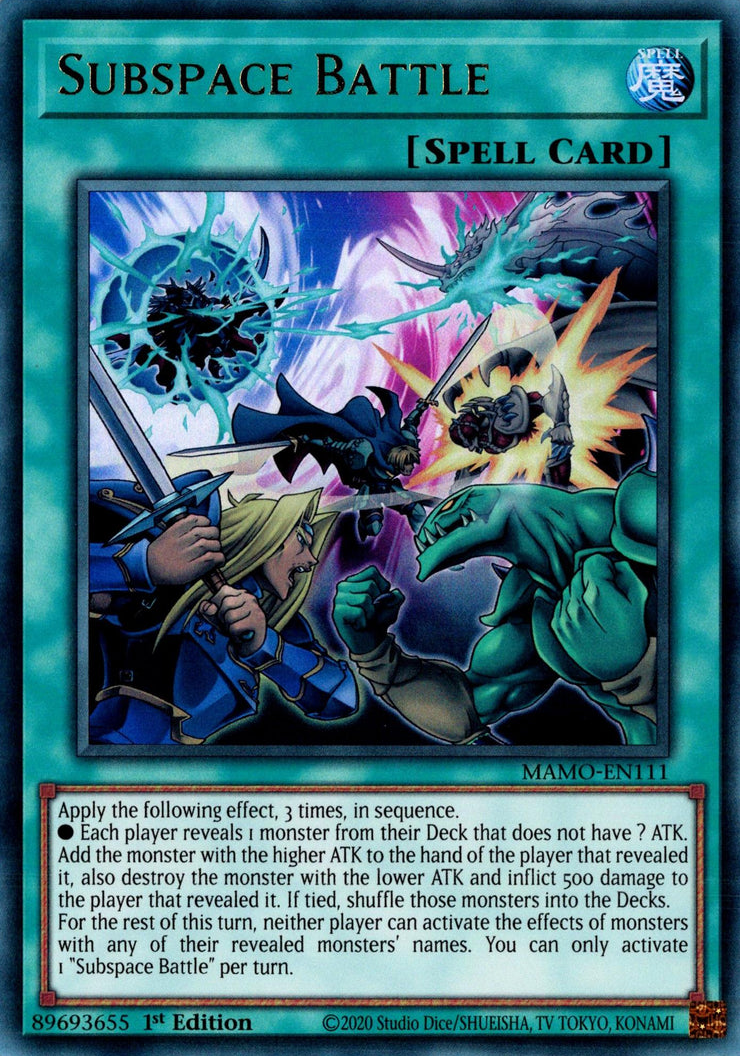 Subspace Battle, Magnificent Monsters · MAMO-EN111