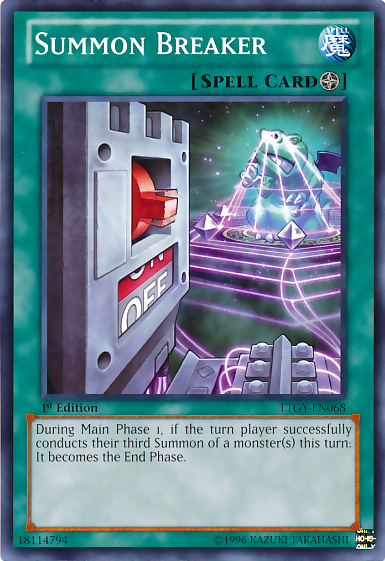 Summon Breaker, Lord of the Tachyon Galaxy Sneak Peek Participation Card · LTGY-EN068