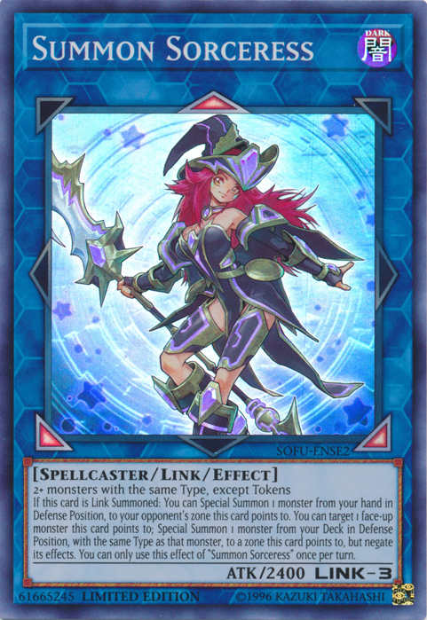 Summon Sorceress, Soul Fusion Sneak Peek Participation Card · SOFU-ENSE2