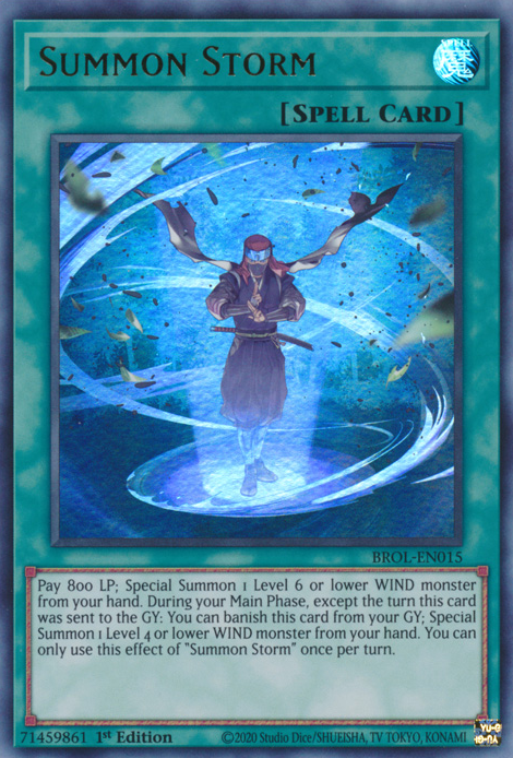 Summon Storm, Brothers of Legend · BROL-EN015