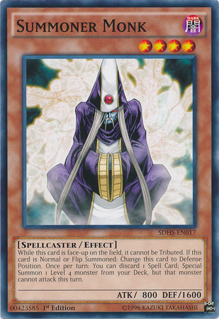 Summoner Monk, HERO Strike Structure Deck · SDHS-EN017