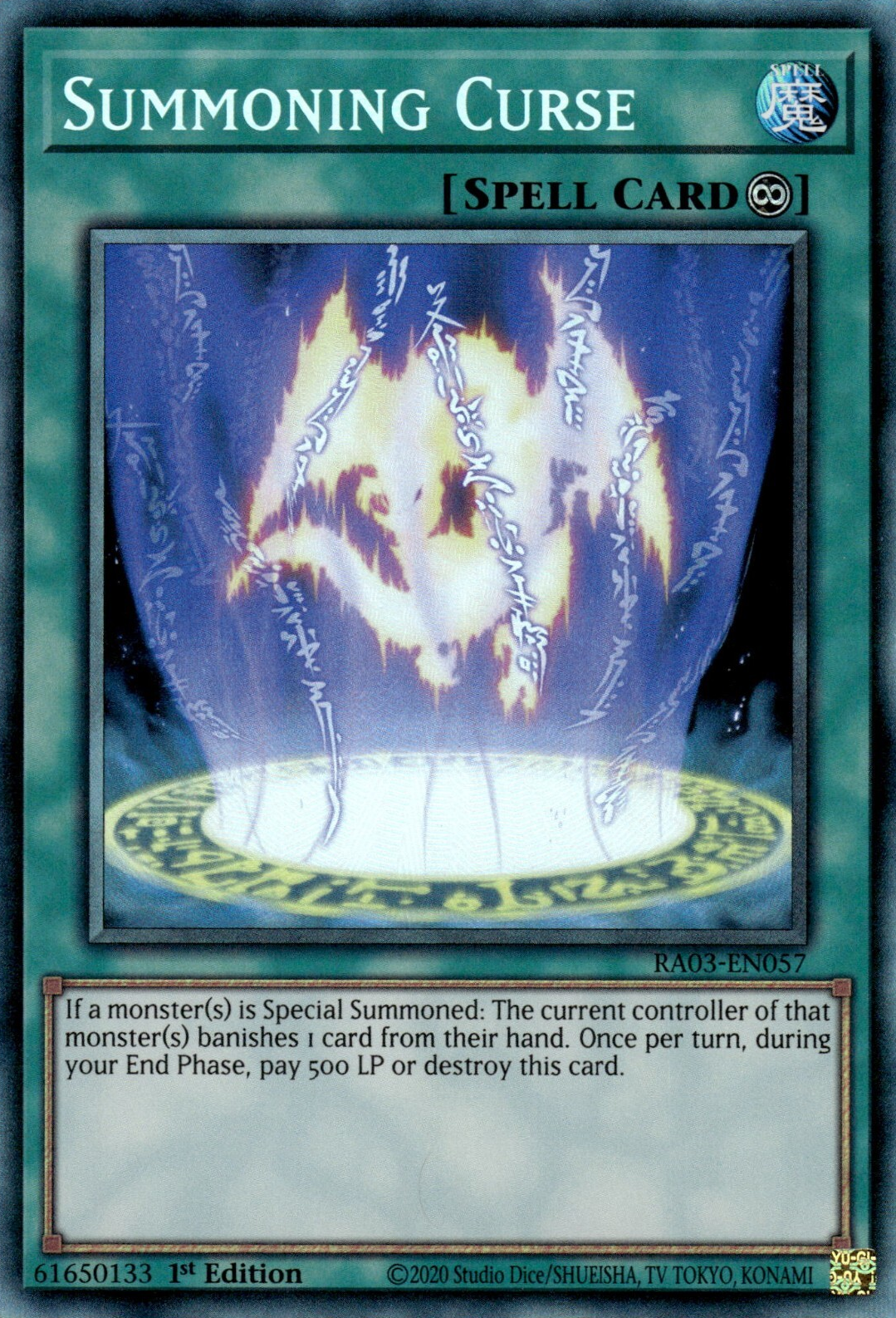 Summoning Curse, Quarter Century Bonanza · RA03-EN057