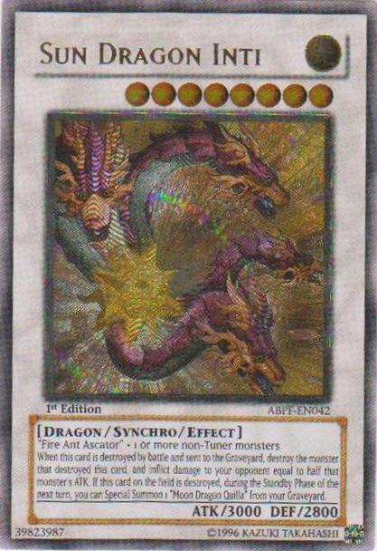 Sun Dragon Inti, Absolute Powerforce Sneak Peek Participation Card · ABPF-EN042
