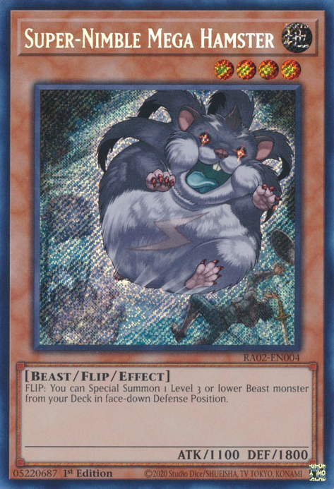 Super-Nimble Mega Hamster, 25th Anniversary Rarity Collection II · RA02-EN004