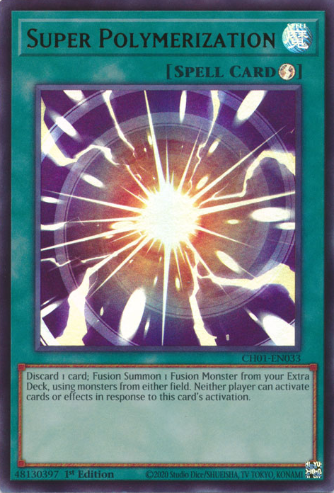 Super Polymerization, THE CHRONICLES DECK: The Fallen & The Virtuous (All-Foil Edition) · CH01-EN033