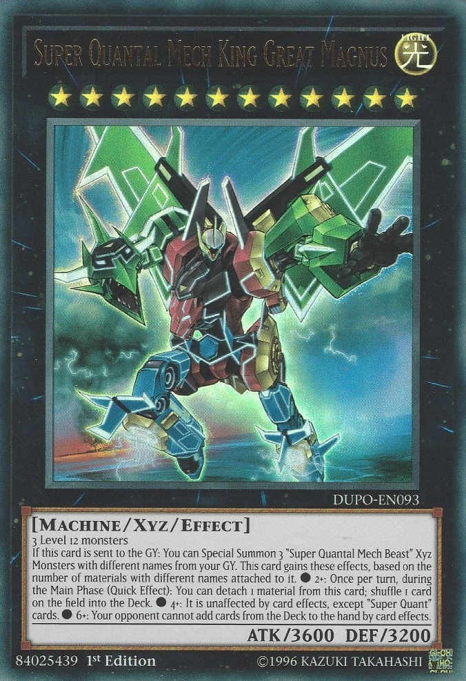 Super Quantal Mech King Great Magnus, Duel Power · DUPO-EN093