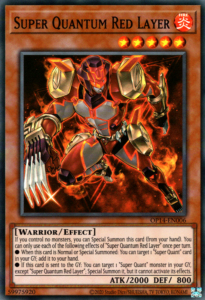Super Quantum Red Layer, OTS Tournament Pack 14 · OP14-EN006