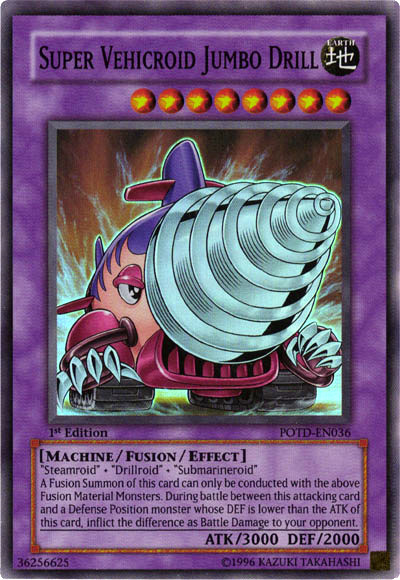 Super Vehicroid Jumbo Drill, Power of the Duelist · POTD-EN036