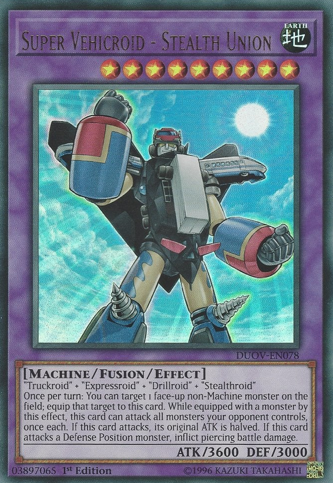 Super Vehicroid - Stealth Union, Duel Overload · DUOV-EN078
