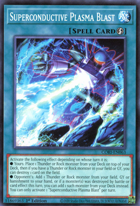 Superconductive Plasma Blast, Chaos Origins · CORI-EN063