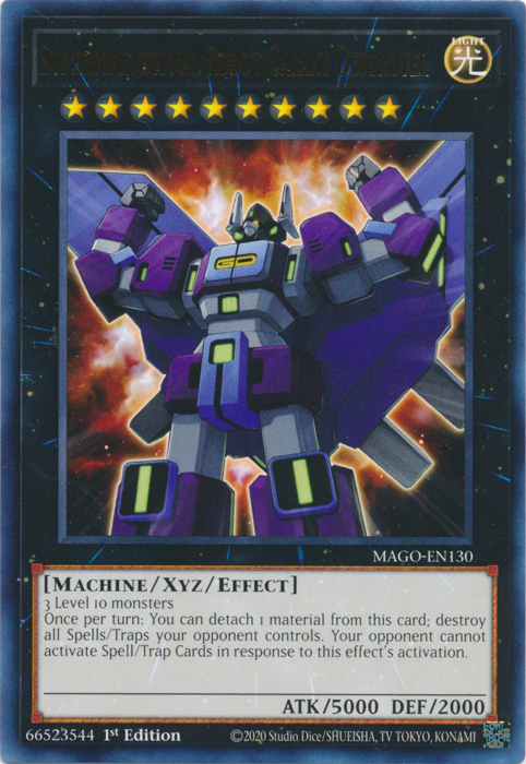 Superdimensional Robot Galaxy Destroyer, Maximum Gold · MAGO-EN130