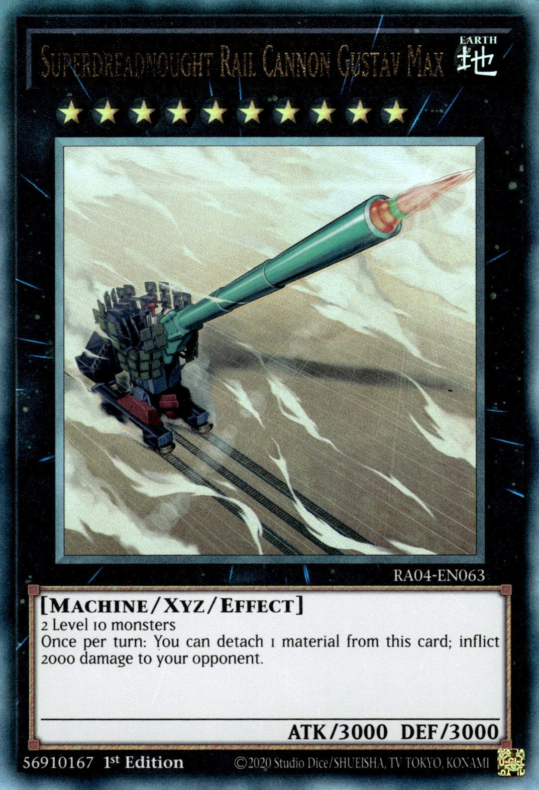 Superdreadnought Rail Cannon Gustav Max, Quarter Century Stampede · RA04-EN063