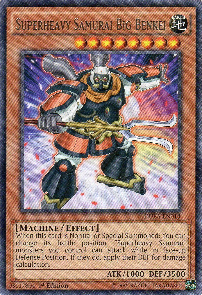 Superheavy Samurai Big Benkei, Duelist Alliance Sneak Peek Participation Card · DUEA-EN013