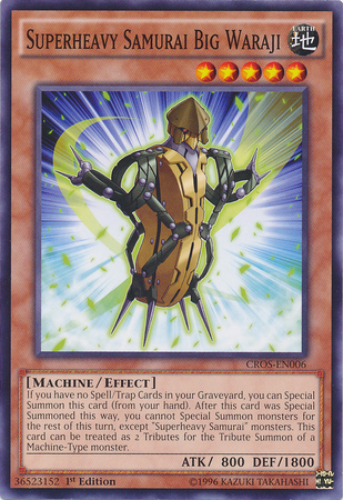 Superheavy Samurai Big Waraji, Crossed Souls Sneak Peek Participation Card · CROS-EN006