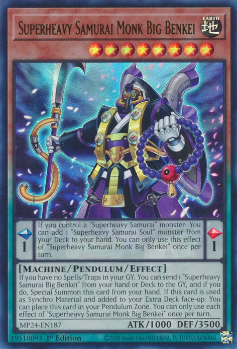 Superheavy Samurai Monk Big Benkei, 25th Anniversary Tin: Dueling Mirrors · MP24-EN187