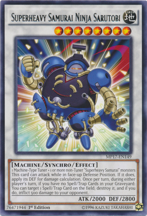 Superheavy Samurai Ninja Sarutobi, 2017 Mega-Tin Mega Pack · MP17-EN149