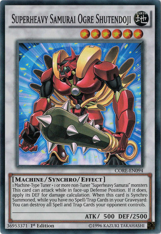 Superheavy Samurai Ogre Shutendoji, Clash of Rebellions Sneak Peek Participation Card · CORE-EN094