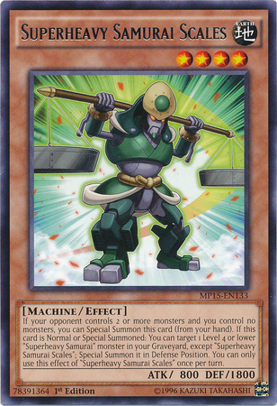 Superheavy Samurai Scales, 2015 Mega-Tin Mega Pack · MP15-EN133