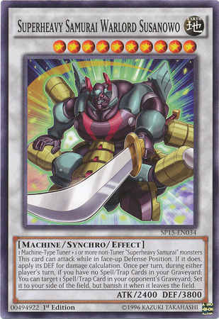 Superheavy Samurai Warlord Susanowo, Star Pack ARC-V · SP15-EN034