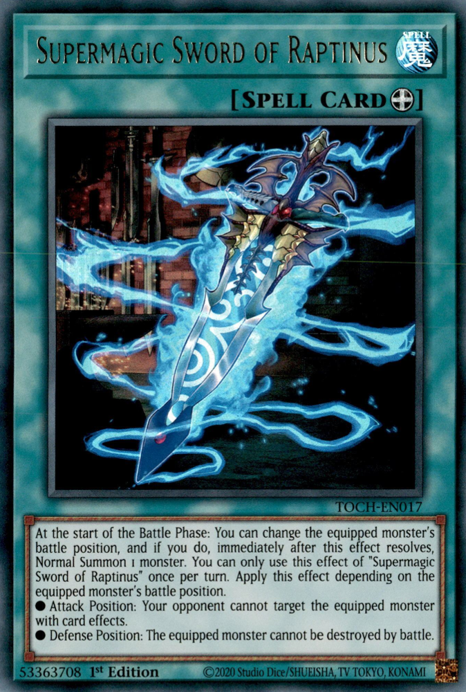 Supermagic Sword of Raptinus, Toon Chaos · TOCH-EN017