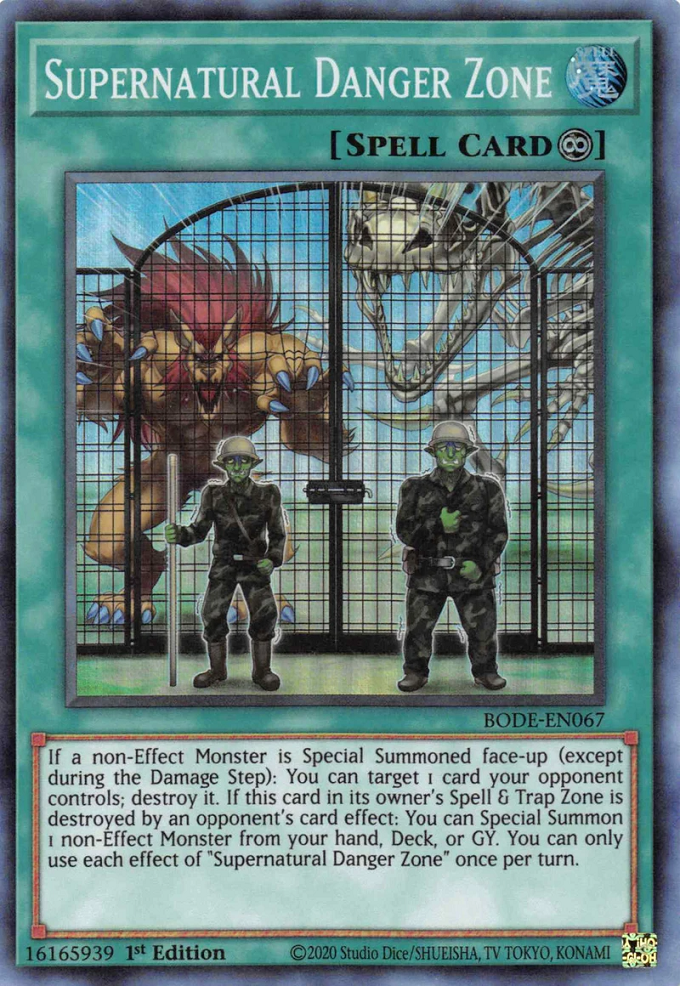 Supernatural Danger Zone, Burst of Destiny · BODE-EN067
