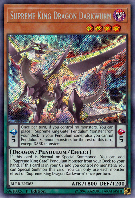 Supreme King Dragon Darkwurm, Battles of Legend: Relentless Revenge · BLRR-EN063
