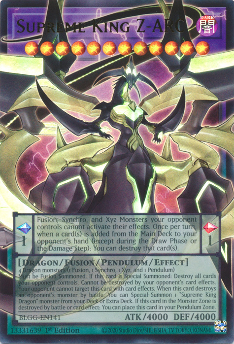Supreme King Z-ARC, Battles of Legend: Glorious Gallery · BLGG-EN141