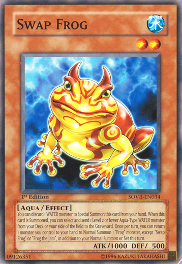 Swap Frog, Stardust Overdrive Sneak Peek Participation Card · SOVR-EN034