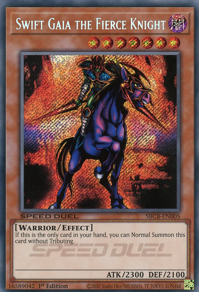 Swift Gaia the Fierce Knight, Speed Duel: Battle City Box · SBCB-EN005