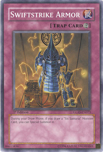 Swiftstrike Armor, Gladiator's Assault Sneak Peek Participation Card · GLAS-EN073