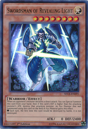 Swordsman of Revealing Light, Secrets of Eternity Sneak Peek Participation Card · SECE-EN095