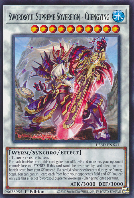 Swordsoul Supreme Sovereign - Chengying, Legendary Modern Decks 2026 · L26D-ENX41