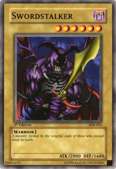 Swordstalker, Starter Deck: Kaiba · SDK-025