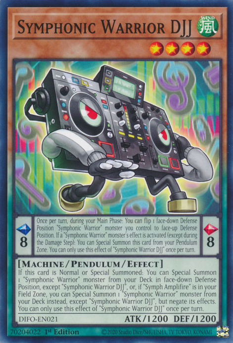 Symphonic Warrior DJJ, Dimension Force · DIFO-EN021