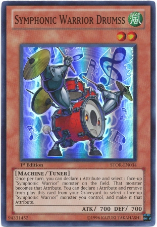 Symphonic Warrior Drumss, Storm of Ragnarok Sneak Peek Participation Card · STOR-EN034