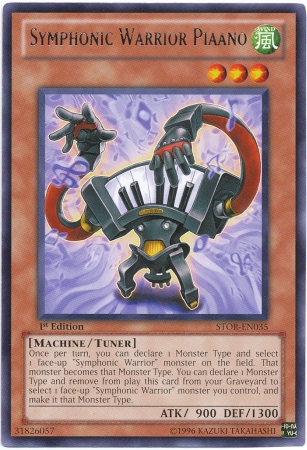 Symphonic Warrior Piaano, Storm of Ragnarok Sneak Peek Participation Card · STOR-EN035