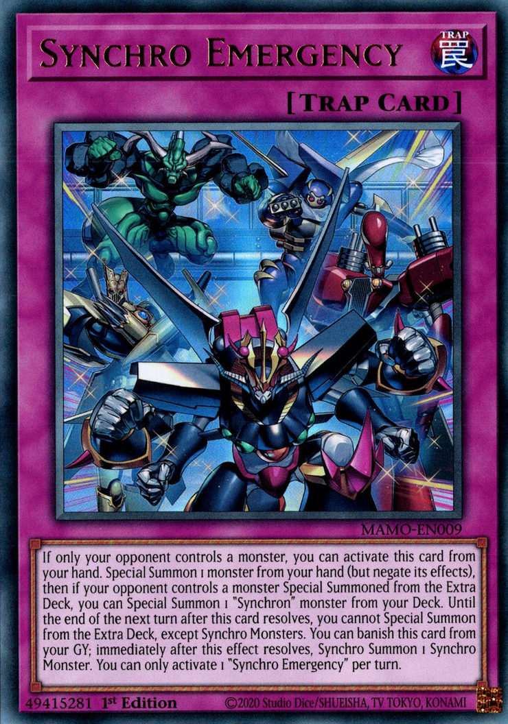 Synchro Emergency, Magnificent Monsters · MAMO-EN009