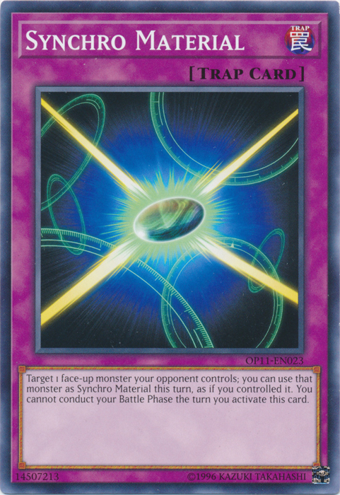 Synchro Material, OTS Tournament Pack 11 · OP11-EN023