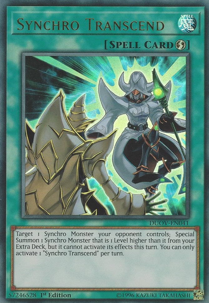 Synchro Transcend, Duel Overload · DUOV-EN041