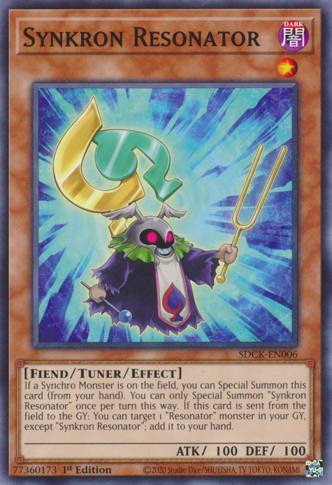 Synkron Resonator, Structure Deck: The Crimson King · SDCK-EN006