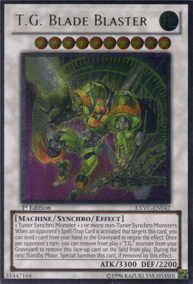 T.G. Blade Blaster, Extreme Victory Sneak Peek Participation Card · EXVC-EN042