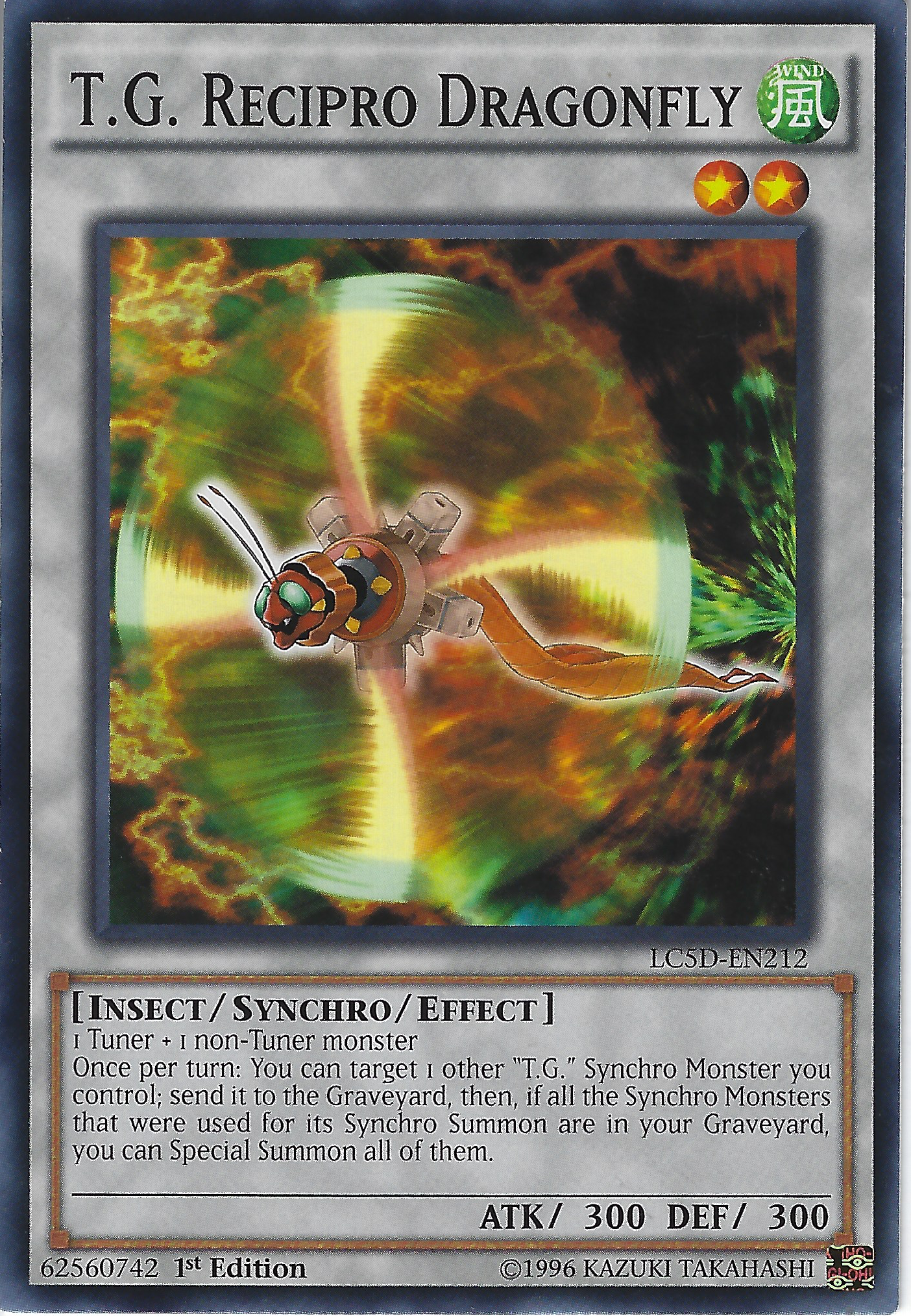 T.G. Recipro Dragonfly, Legendary Collection 5D's Mega Pack · LC5D-EN212